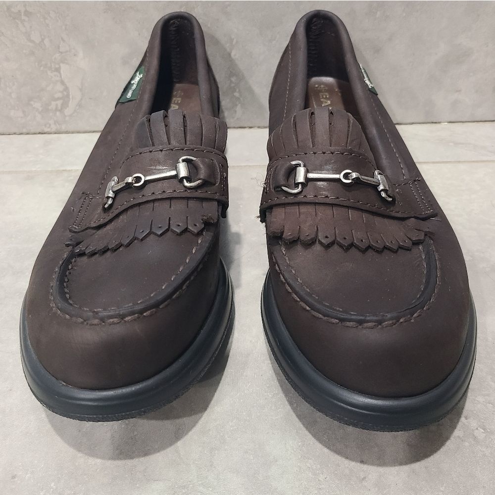 Eastland Women's Brown Leather Horse Bit Loafer